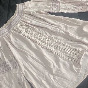 Knox Rose Light Pink Textured Top